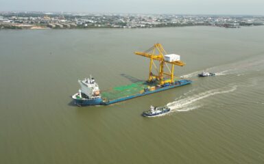 Unithai Container Terminal enhances its shoreside operation with New Ship-To-Shore Crane from HuaDong Heavy Machinery Co., Ltd. (HDHM)